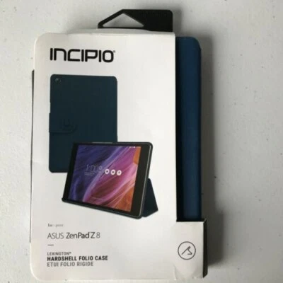 Incipio Lexington HardShell Folio Case Cover for ASUS ZenPad Z 8 Z8 - BLUE CASE - Image 1 of 4