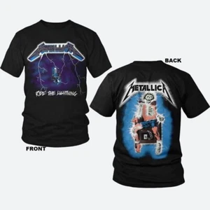 Metallica "Ride The Lightning"  Double Sided T-Shirt - Picture 1 of 1