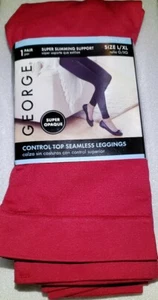 NEU! GEORGE SEAMLESS Control Top SEAMLES Legging GRÖSSE L/XL 195-235 LB5'2"-5'8'' - Bild 1 von 3