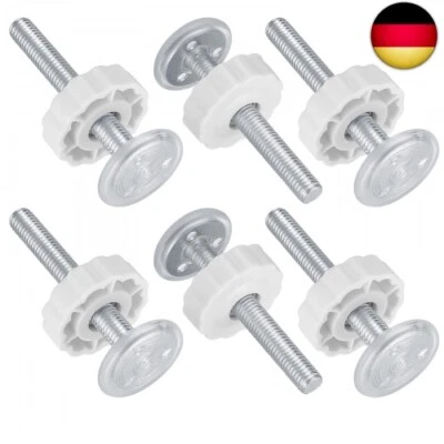 BUT THE COW 6 Stück Druckschrauben für Kindergitter Haustier Baby Gate Gitter, M10 S