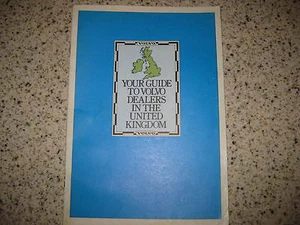 Folleto de ventas de servicio de listado de concesionario 1982 - se adapta a: Volvo 240 260 340 360 740 760 - Imagen 1 de 2