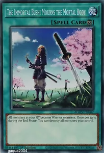 YuGiOh El Inmortal Bushi Llora el Cuerpo Mortal AGOV-EN067 Común 1ª Edición - Imagen 1 de 1