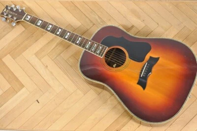 Guitarra acústica Morris MG-600 Dreadnought vintage de los 80 de Japón, se ve... - Imagen 1 de 4