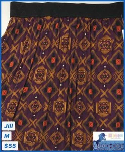 Nueva Falda Plisada Lularoe Jill Talla M Nueva con Etiquetas - Imagen 1 de 1