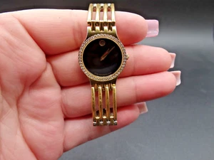 Movado Ezperanza Goldfarbene Diamant Uhr - Edelstahl - Bild 1 von 11