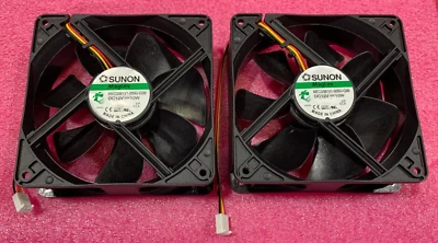 Lot 2 Sunon MagLev MEC0381V1-000U-G99 12V 10W DC Brushless Cooling Fans - Image 1 of 4