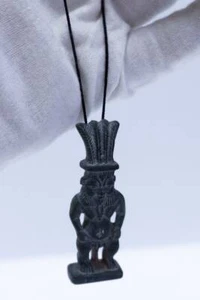 Wunderbarer ägyptischer Gott Bes als Amulett, Bes Statue zu verkaufen. Ägyptische Bes - Bild 1 von 5