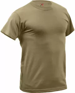 Coyote Brown AR 670-1 Compliant Quick Dry Moisture Wicking T-Shirt - Picture 1 of 2