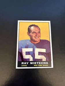 1961 TOPPS FOOTBALL #89 RAY WIETECHA!! NICELY CENTERED!! (N) $1 SHIPPING!! - Picture 1 of 2