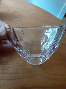 Lenox Pink Crystal Candy Dish Bowl 7" - Picture 1 of 5