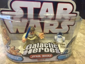 Star Wars Galactac Heros:Episode 2 Luke R2D2 Action hasbro - Picture 1 of 6
