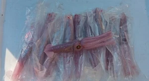 4"" Octopus Squid Trolling Lure Skirt 100 Pack New Old stock - Picture 1 of 1