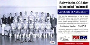 John Wooden Signed UCLA Bruins 8x10 inch Photo - Deceased 2010 - PSA/DNA COA - Bild 1 von 2