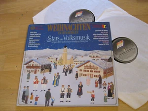 2 LP Various Weihnachten in den Bergen Volksmusik Bianca Vinyl Ariola 304 077 - Bild 1 von 2