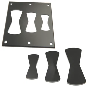 Router Jig Schablone für Bowtie Inlay Holzbearbeitung / Bowtie + Insert Jig enthalten - Bild 1 von 17