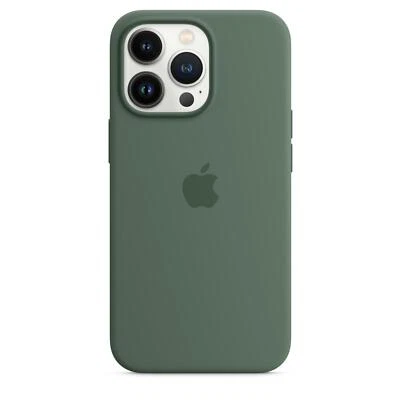 Originale Apple IPHONE 13 Pro Custodia Silicone/Cover - Eucalyptus (Verde) - New - Immagine 1 di 4