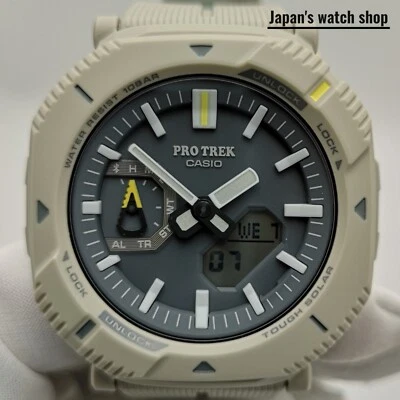 Reloj Hombre CASIO PRO TREK PRJ-B001-7JF Gris Solar Bluetooth Nuevo en Caja Foto 1 de 4