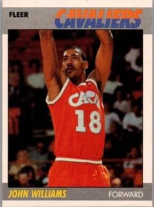 1987-88 Fleer - John Williams #123 (RC) - Picture 1 of 2