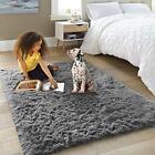 Ophanie Machine Washable 3 x 5 Feet Rugs for Bedroom, Fluffy Shaggy Bedside