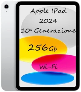 Tablet Apple IPad 10ª Generazione 256Gb Wi-fi Silver MCMD4TY/A 10.9" It - Foto 1 di 6