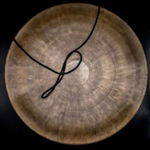 50 cm inches Extra large Tiger antique Gong bell, Unique and special Tibetan - Picture 1 of 4