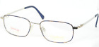 Vintage Charmant Titan EU7720 Bl Blau Gold Andere Brille Rahmen 53-18-135mm