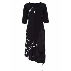 Ladies Naya Black and White Dress NAS24239 - Picture 1 of 4