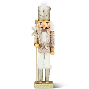 Christmas Wooden Nutcracker 15 Inch Traditional Nutcracker Festive Christmas ... - Bild 1 von 7