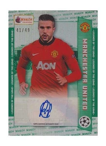 2024 Topps Merlin Heritage's legends of the game Autogramm  Robin Van Persie /49 - Bild 1 von 4
