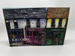 Menu From Your Favorite Restaurant KRUGERS LOUNGE Howth Ireland - Picture 1 of 6