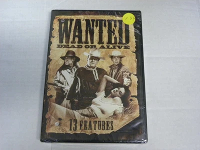 13 Westerns: Wanted Dead or Alive (DVD, 2014, Full Screen) Free Shipping! 2 Disc - Image 1 of 2