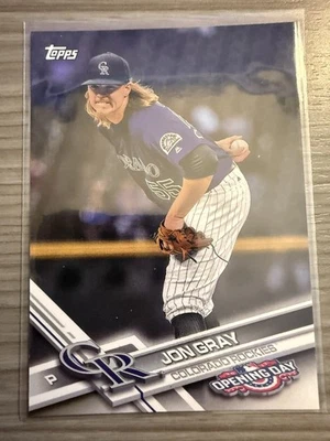 2017 Topps Opening Day - Jon Gray #28 - Image 1 of 2