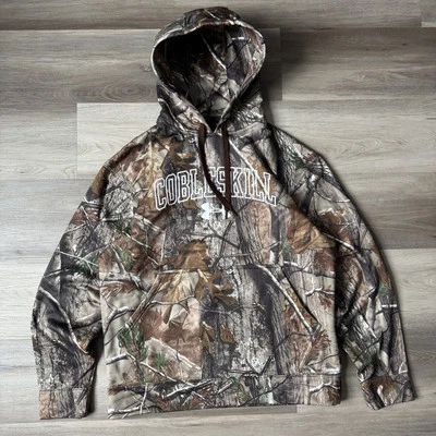 Under Armour Cobleskill College Camo Hoodie Size Medium Flawless Rare Sold Out - Image 1 of 3