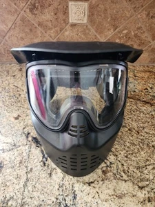 GenX Global Stealth Anti Fog Airsoft Paintball Mask Full Face Goggles - Black - Picture 1 of 9