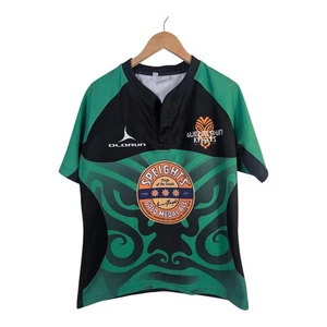 Herren M QUEENSTOWN KNIGHTS WBR WORLD BEACH RUGBY SHIRT TRIKOT OLORUN MAORI PRINT - Bild 1 von 9