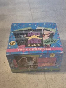 1991 Pro Set Series 1 UK Super Stars MusiCards 36 Packs In New Sealed Box NOS - Picture 1 of 7