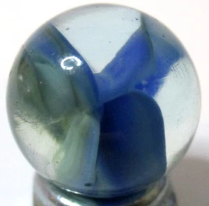"Mármol ojo de gato híbrido de ágata Vitro vintage 0,63"" como nuevo 825,005" - Imagen 1 de 6