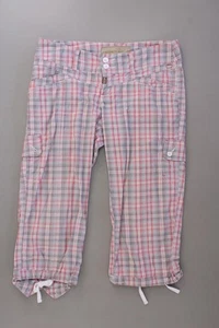✨ Timezone 3/4 Hose Hose für Damen Gr. W25, XS, 34 kariert grau aus Baumwolle ✨ - Bild 1 von 8