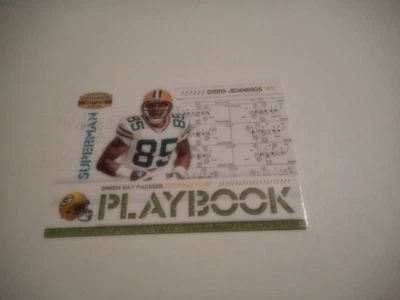 Greg Jennings 2008 Donruss Gridiron Gear Playbook Platinum #PL-16 #/25 Packers Foto 1 de 2