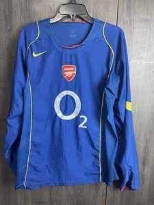 2004/05 Arsenal Away Jersey (Authentic Vintage) Adult Large Blue - Picture 1 of 9