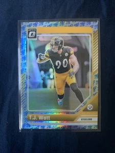 2024 Donruss Optic T.J. Watt #169 Rocket Emoji SSP Pittsburgh Steelers - Picture 1 of 2