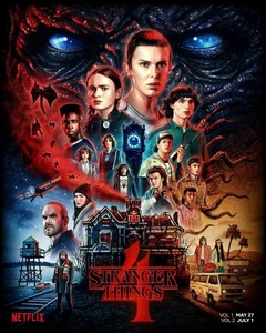 Stranger Things –  Wall Art A2 A3 A4 Print Buy 2 Get 2 Free - Picture 1 of 5