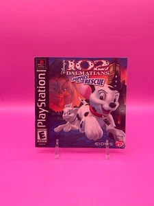 102 Dalmatians Puppies to the Rescue PlayStation PS1 Etiqueta Negra SOLO MANUAL - Imagen 1 de 2