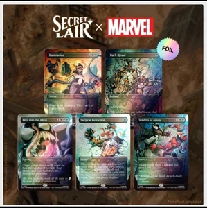🔥️‍NEU Secret Lair x Marvel's Spider-Man: Venom Unleashed (Farben) Foil Edition - Bild 1 von 7