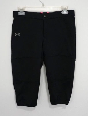 Under Armour Niñas Béisbol Softbol Atlético Capris Pantalones Negros Juveniles Grandes Foto 1 de 3