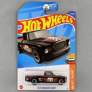 Hot Wheels '63 Studebaker Champ Black HW Hot Trucks 5/10 93/250 - Imagen 1 de 10
