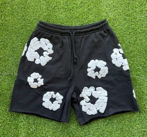 Denim Tears Shorts Black and White Men Size Large - Picture 1 of 2
