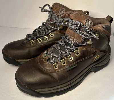 Timberland Botas de Senderismo Mujer Cuero Medio Tobillo Botín 12668 Marrón Oscuro Talla 7.5 Foto 1 de 4