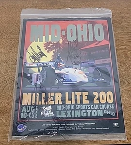 2000 Miller Lite 200 Mid-Ohio IndyCar Race With Autographs Champ Car Era.   - Picture 1 of 2