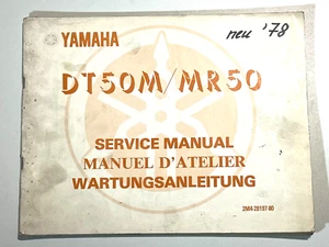 Manual De Mantenimiento Taller Yamaha DT 50 M MR 50 - Imagen 1 de 2